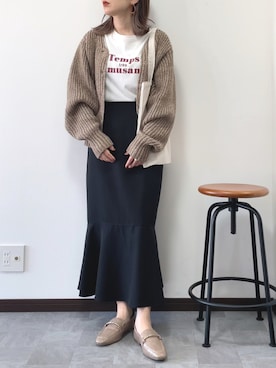 紗衣さん(レディース・158cm)の秋コーディネート