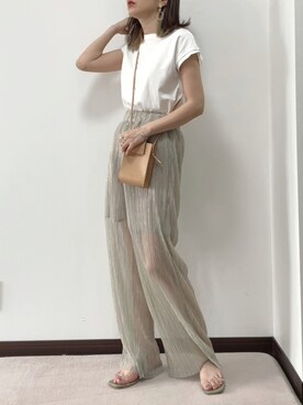 紗衣さん（レディース・158cm）の夏コーディネート