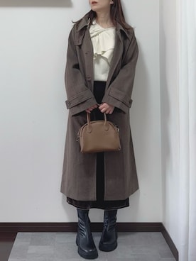 「冬コーデ」｜紗衣さん（レディース・158cm）の冬コーディネート