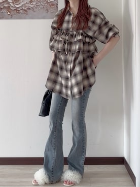 紗衣さん(レディース・158cm)の夏コーディネート