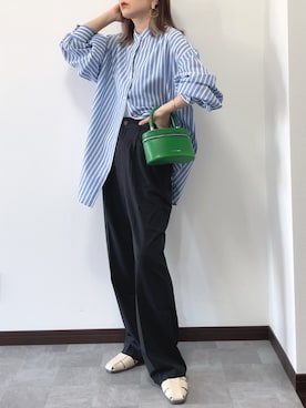 「Diosfront（ディオスフロント）のアイテム」を使った、紗衣さん（レディース・158cm）の春コーディネート