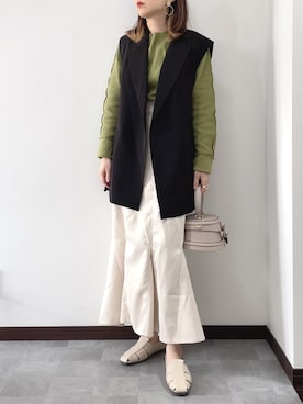 紗衣さん（レディース・158cm）の冬コーディネート