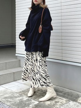 「Baginning(バッグリング)のアイテム」を使った、紗衣さん(レディース・158cm)の秋コーディネート