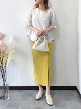 「index（インデックス）のアイテム」を使った、紗衣さん（レディース・158cm）の春コーディネート