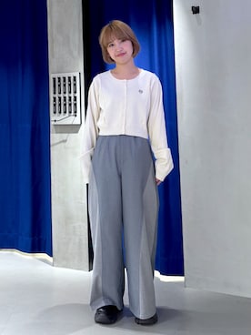 「152cm」｜「アイテム（ブーツ）」を使った、ミハルさん（レディース・152cm）の秋コーディネート