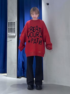 「PAGEBOY（ページボーイ）のアイテム（その他パンツ）」を使った、ミハルさん（レディース・152cm）の秋コーディネート