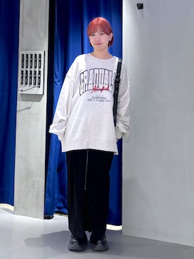「152cm」｜「アイテム（ブーツ）」を使った、ミハルさん（レディース・152cm）の冬コーディネート