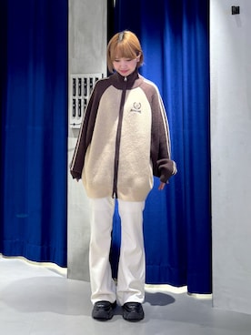 「PAGEBOY（ページボーイ）のアイテム（その他パンツ）」を使った、ミハルさん（レディース・152cm）の秋コーディネート