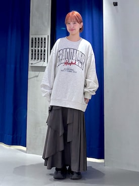「152cm」｜「アイテム（ブーツ）」を使った、ミハルさん（レディース・152cm）の冬コーディネート