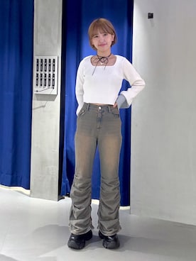 「PHILLY（フィリー）のアイテム」を使った、ミハルさん（レディース・152cm）の秋コーディネート