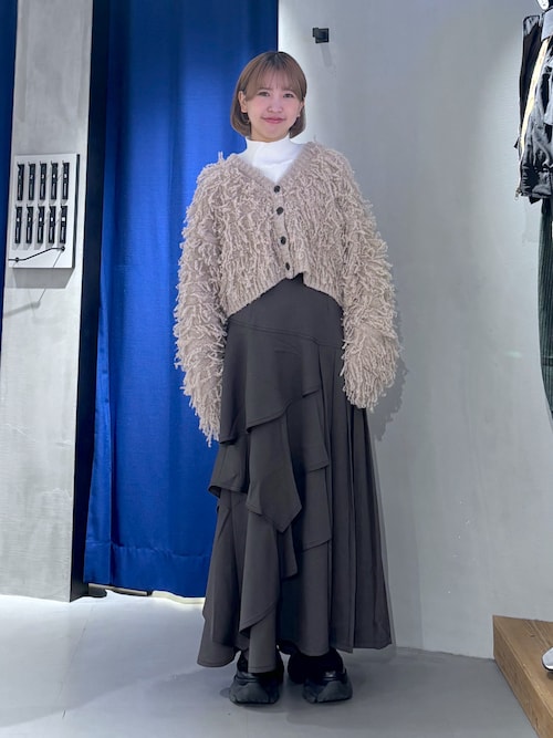 【ごるページ】 セール】バイカラースリーブハイネックニット（ニット/セーター