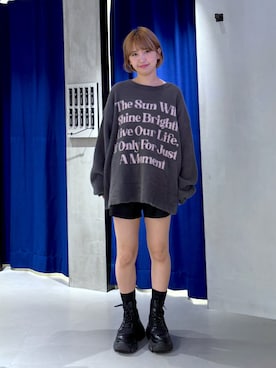 「PAGEBOY（ページボーイ）のアイテム（その他パンツ）」を使った、ミハルさん（レディース・152cm）の秋コーディネート