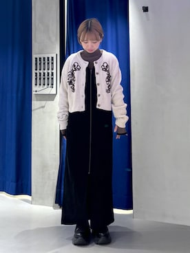 「PAGEBOY（ページボーイ）のアイテム（ワンピース/ドレス）」を使った、ミハルさん（骨格ウェーブ・レディース・152cm）の秋コーディネート