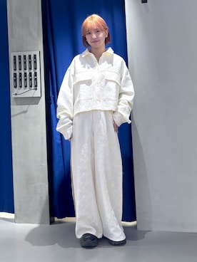 「PAGEBOY（ページボーイ）のアイテム（その他パンツ）」を使った、ミハルさん（レディース・152cm）の冬コーディネート