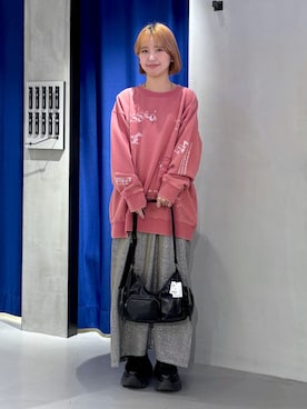 「PAGEBOY（ページボーイ）のアイテム（ブーツ）」を使った、ミハルさん（骨格ウェーブ・レディース・152cm）の冬コーディネート