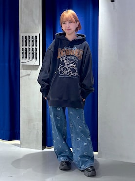 「PAGEBOY（ページボーイ）のアイテム（ブーツ）」を使った、ミハルさん（骨格ウェーブ・レディース・152cm）の冬コーディネート