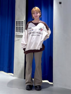 「PAGEBOY（ページボーイ）のアイテム（その他パンツ）」を使った、ミハルさん（レディース・152cm）の秋コーディネート