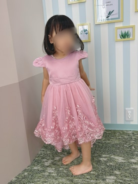 「アイテム（ワンピース/ドレス）」を使った、そっちゃんさん（キッズ・70cm）の秋コーディネート