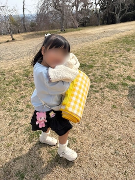 「Birthday（バースデイ）のアイテム」を使った、そっちゃんさん（キッズ・70cm）の春コーディネート