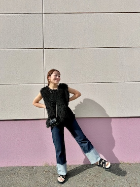 「アイテム（その他トップス）」を使った、sさん（レディース・154cm・20代）の秋コーディネート