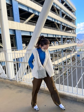「ベストコーデ」｜「アイテム（レッグウェア）」を使った、sさん（レディース・154cm）の冬コーディネート
