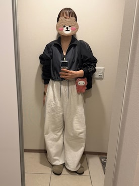 6(ROKU)＞ナイロン ステッチ ブルゾンを使った人気ファッション