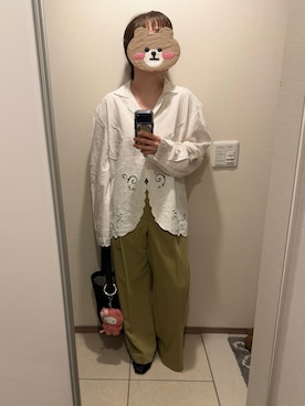 「FRAMeWORK（フレームワーク）のアイテム」を使った、SKさん（レディース・160cm）の春コーディネート