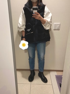 「Acne Studios（アクネストゥディオズ）のアイテム（ハンドバッグ）」を使った、SKさん（レディース・159cm）の秋コーディネート