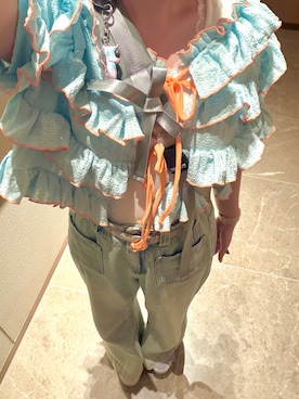 「HELLO.SANFRANCISCO（ハローサンフランシスコ）のアイテム」を使った、kyataさん（レディース・160cm）の夏コーディネート
