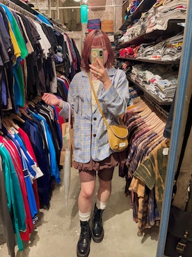 「CIAOPANIC（チャオパニック）のアイテム（スカート）」を使った、kyataさん（レディース・160cm）の秋コーディネート