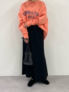 「CIAOPANIC TYPY（チャオパニックティピー）のアイテム（その他シューズ）」を使った、manamiさん（レディース・156cm）の冬コーディネート