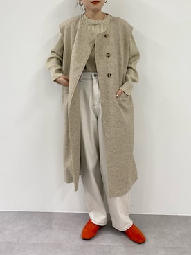 「CIAOPANIC TYPY（チャオパニックティピー）のアイテム（その他シューズ）」を使った、manamiさん（レディース・156cm）の冬コーディネート