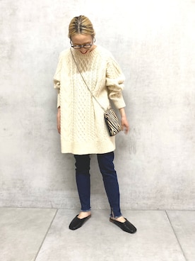 「CIAOPANIC TYPY（チャオパニックティピー）のアイテム（その他シューズ）」を使った、manamiさん（レディース・156cm）の秋コーディネート