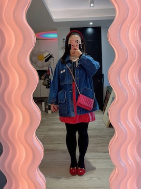 「Charlotte Olympia（シャーロットオリンピア）のアイテム」を使った、lisa1217さん（レディース・155cm）の冬コーディネート