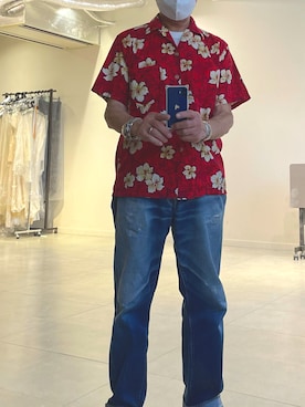 「alohashirt」｜Satisfactionさん（メンズ・175cm）の夏コーディネート