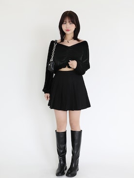 「girl」｜66ガールズさん（レディース・171cm）の冬コーディネート