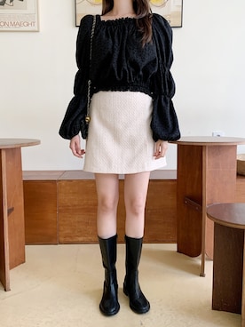 「66girls（ユクユクガールズ）のアイテム」を使った、66ガールズさん（レディース・161cm）の夏コーディネート