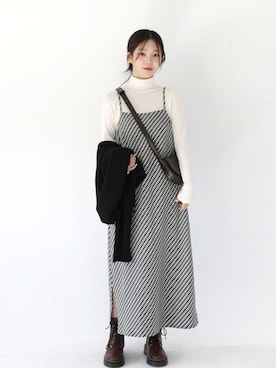 「66girls（ユクユクガールズ）のアイテム」を使った、66ガールズさん（レディース・162cm）の秋コーディネート