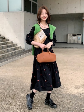 「66girls（ユクユクガールズ）のアイテム」を使った、66ガールズさん（レディース・168cm）の春コーディネート