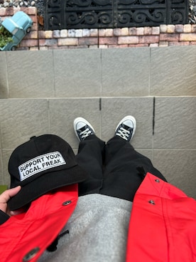 「Dickies（ディッキーズ）のアイテム（パンツ）」を使った、k_p_stdさん（メンズ・168cm）の冬コーディネート