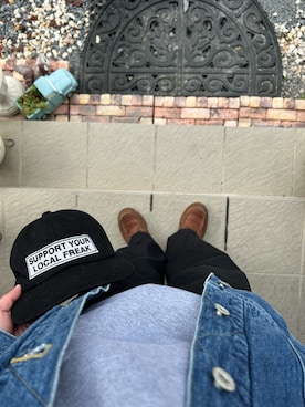 「RED WING（レッドウィング）のアイテム」を使った、k_p_stdさん（メンズ・168cm）の冬コーディネート