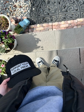 「Apple（-）のアイテム」を使った、k_p_stdさん（メンズ・168cm）の春コーディネート