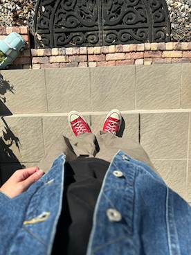 「アイテム（デジタル腕時計）」を使った、k_p_stdさん（メンズ・168cm）の秋コーディネート