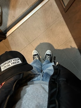 「ROUGH and RUGGED（ラフアンドラゲッド）のアイテム」を使った、k_p_stdさん（メンズ・168cm）の冬コーディネート