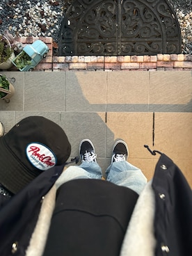 「ROUGH and RUGGED（ラフアンドラゲッド）のアイテム」を使った、k_p_stdさん（メンズ・168cm）の冬コーディネート