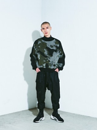 Y-3（ワイスリー）の「U CH1 CAMO KNIT CREW SWEATER（ニット/セーター 