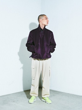「Y-3（ワイスリー）のアイテム（その他アウター）」を使った、Y-3さん（メンズ・183cm）の秋コーディネート