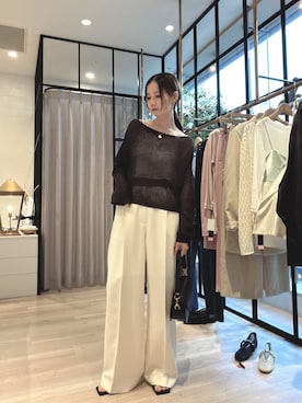 「Omekashi（オメカシ）のアイテム」を使った、AYAKAさん（レディース・159cm）の春コーディネート