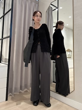 「アイテム（チョーカー）」を使った、AYAKAさん（レディース・159cm・30代）の秋コーディネート