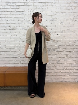 「Omekashi（オメカシ）のアイテム」を使った、AYAKAさん（レディース・159cm）の春コーディネート